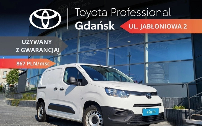 toyota pruchnik Toyota ProAce cena 53999 przebieg: 153488, rok produkcji 2020 z Pruchnik